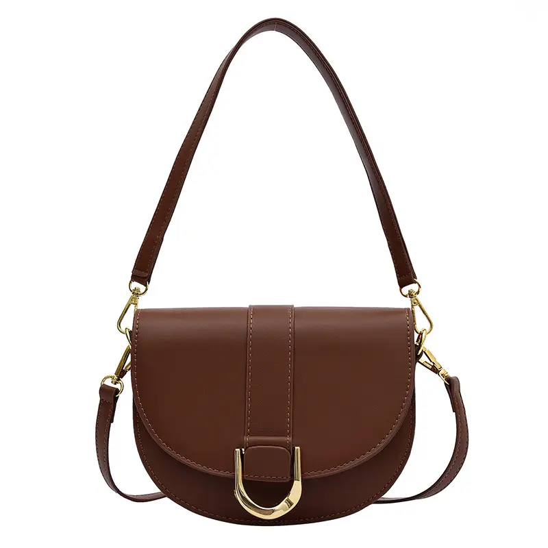 Women's Crossbody Bag White Leather 2021 New Style