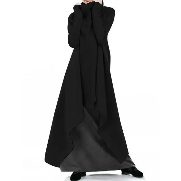 2023 Grey Loose Irregular Robe for Women