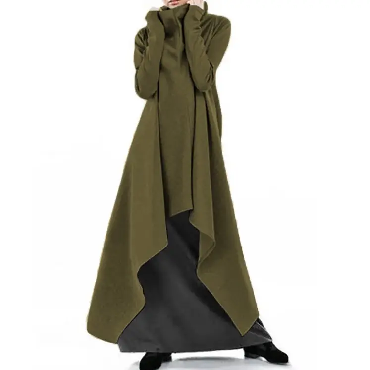 2023 Grey Loose Irregular Robe for Women