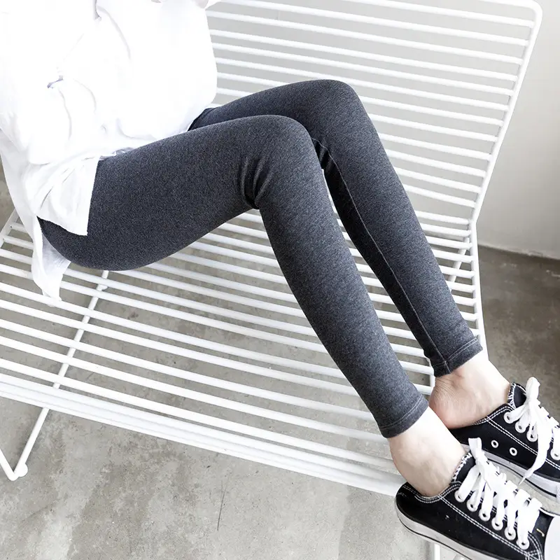 Women's Brushed Cotton Nine-Piece Leggings Large Winter Warm - Image 4