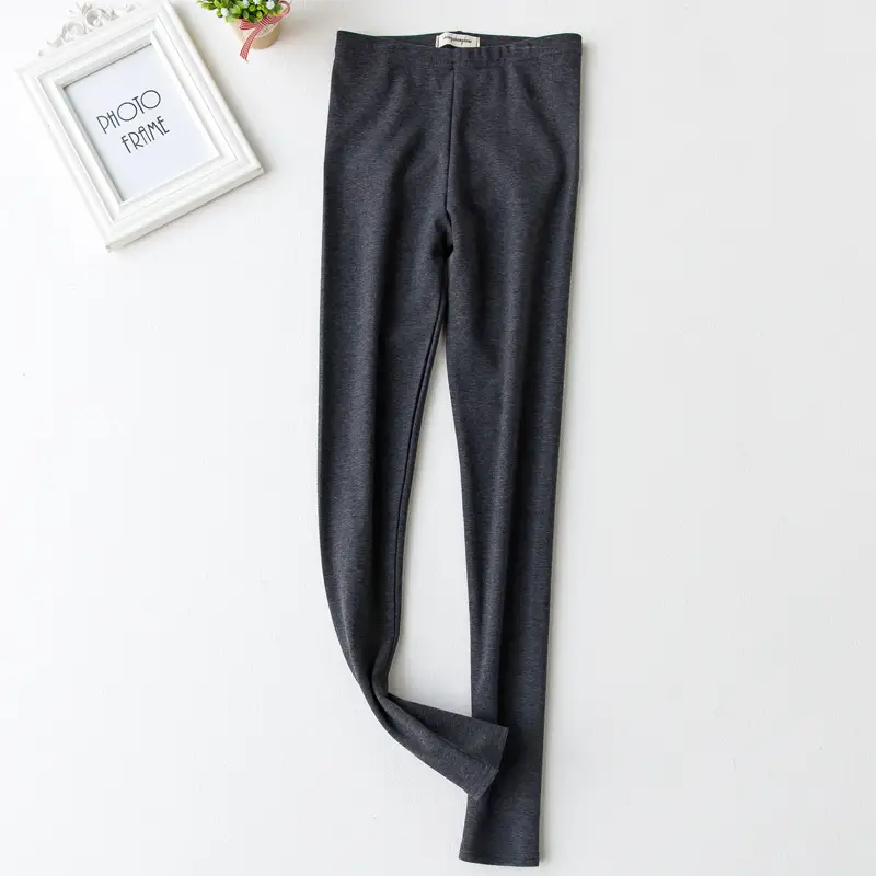 Women's Brushed Cotton Nine-Piece Leggings Large Winter Warm - Image 2