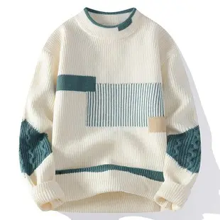 Men's Grey Knitted Turtleneck Sweater Slim Fit — feature 7