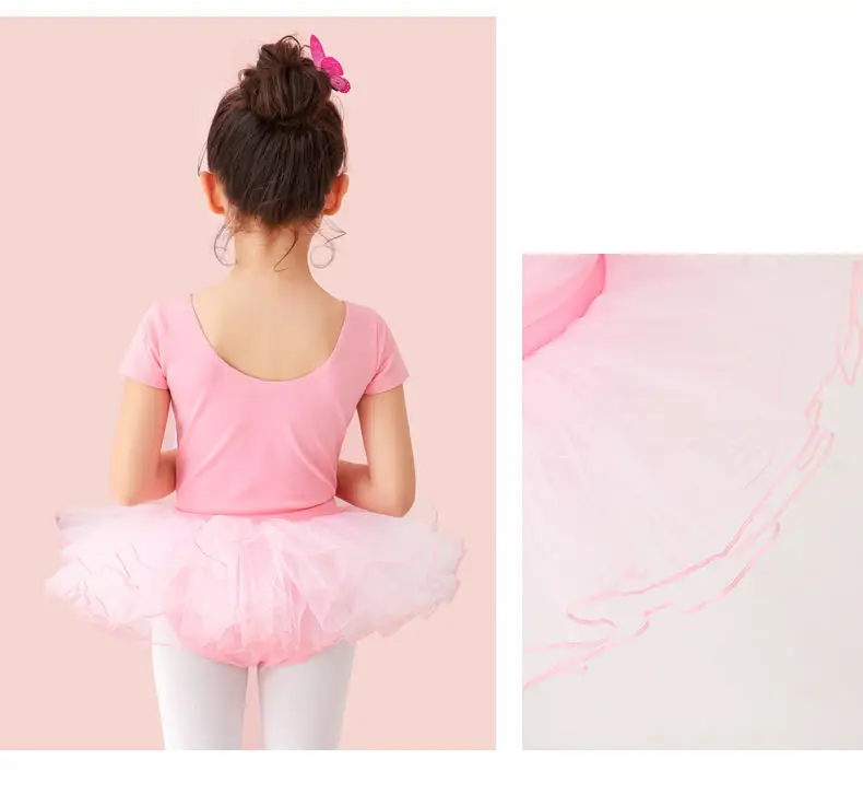 White Net Tulle Dance Skirt for Girls — feature 4