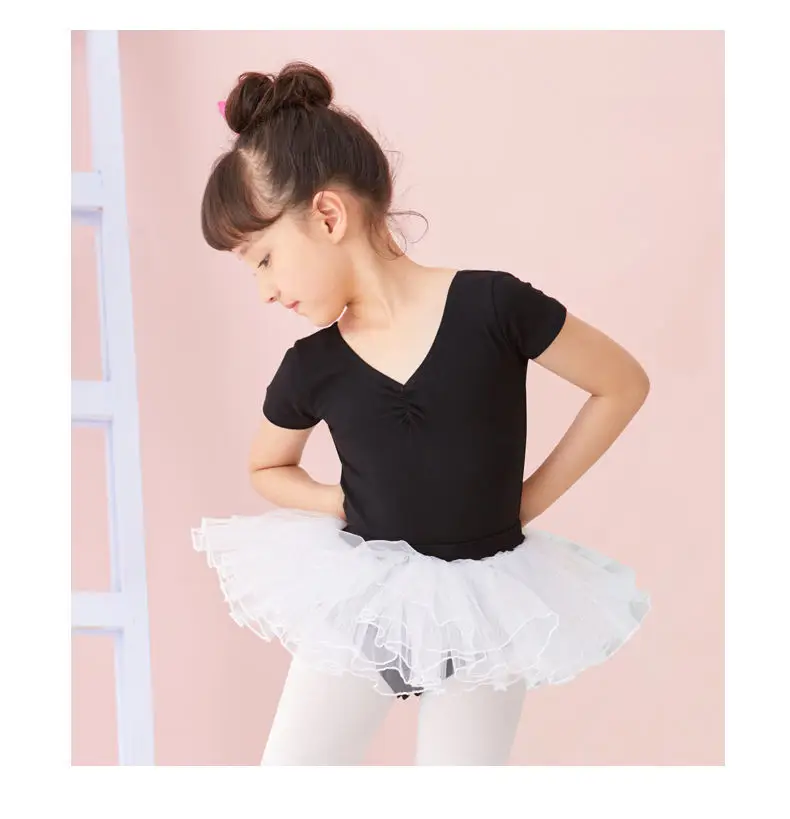 White Net Tulle Dance Skirt for Girls — feature 7