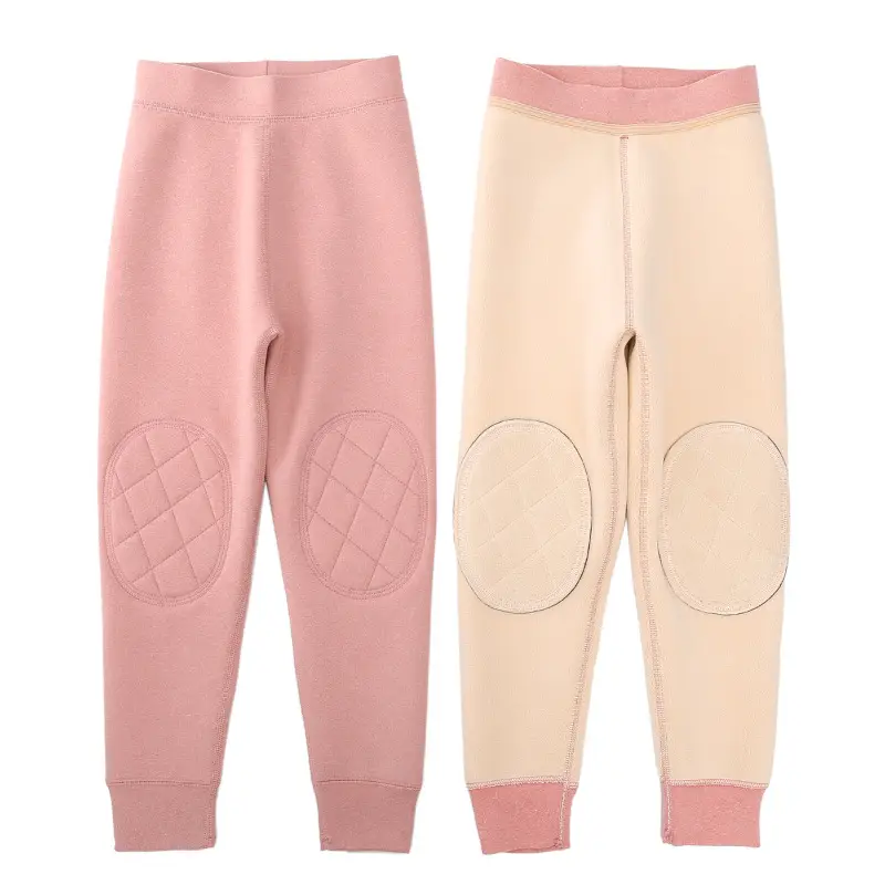 Girls Fleece Warm Pants Pink Velvet Thick Winter - Image 10