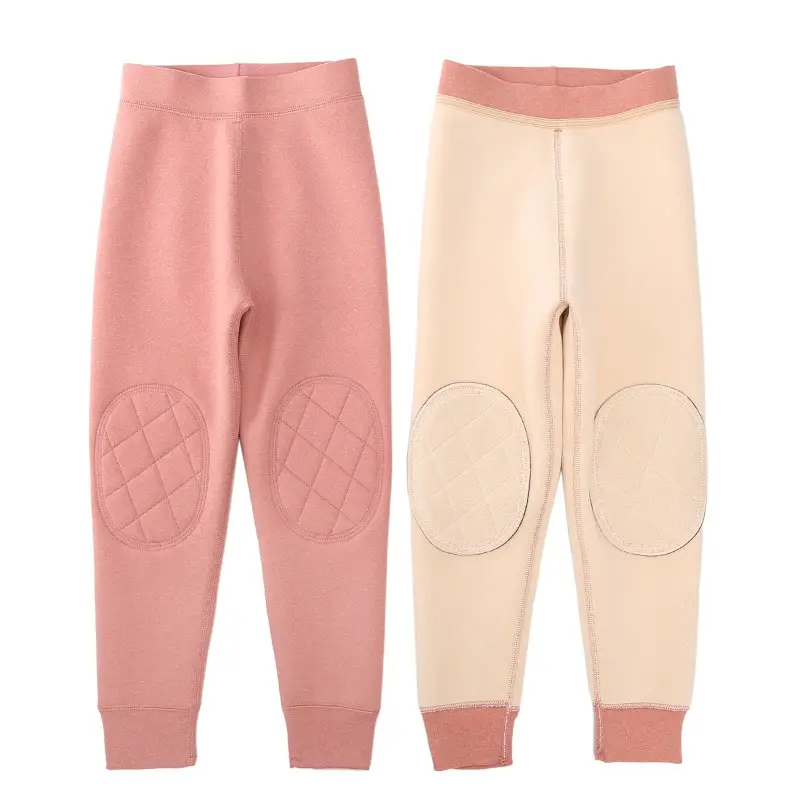 Girls Fleece Warm Pants Pink Velvet Thick Winter - Image 11
