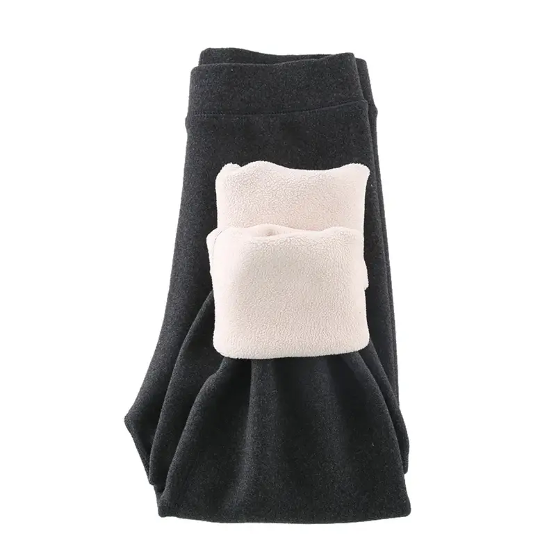 Girls Fleece Warm Pants Pink Velvet Thick Winter - Image 6