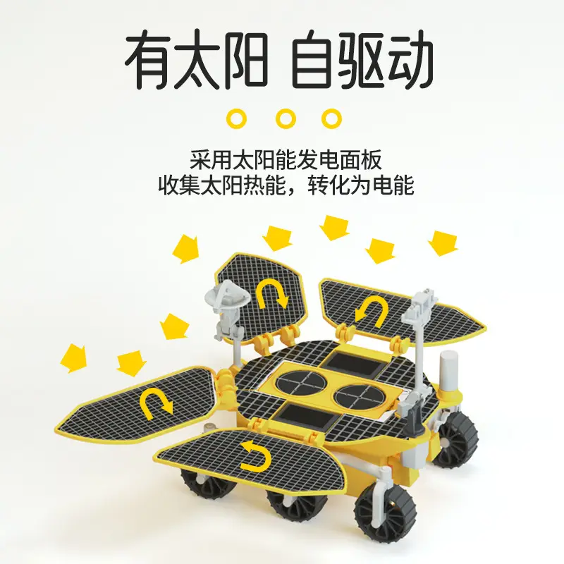 Solar powered rover steam science experiment Zhu Rong Tianwen No.1 China space probe toy