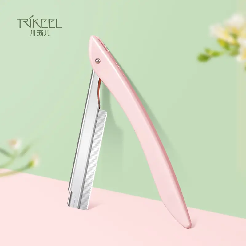 Stainless Steel Eyebrow Razor for Makeup Artists - Image 3