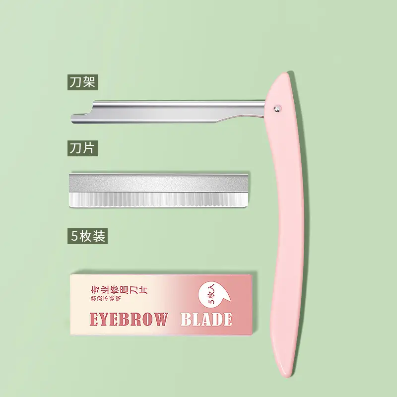 Stainless Steel Eyebrow Razor for Makeup Artists - Image 5