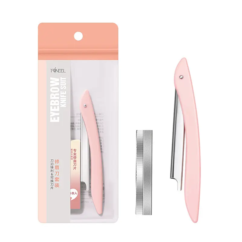 Stainless Steel Eyebrow Razor for Makeup Artists - Image 6