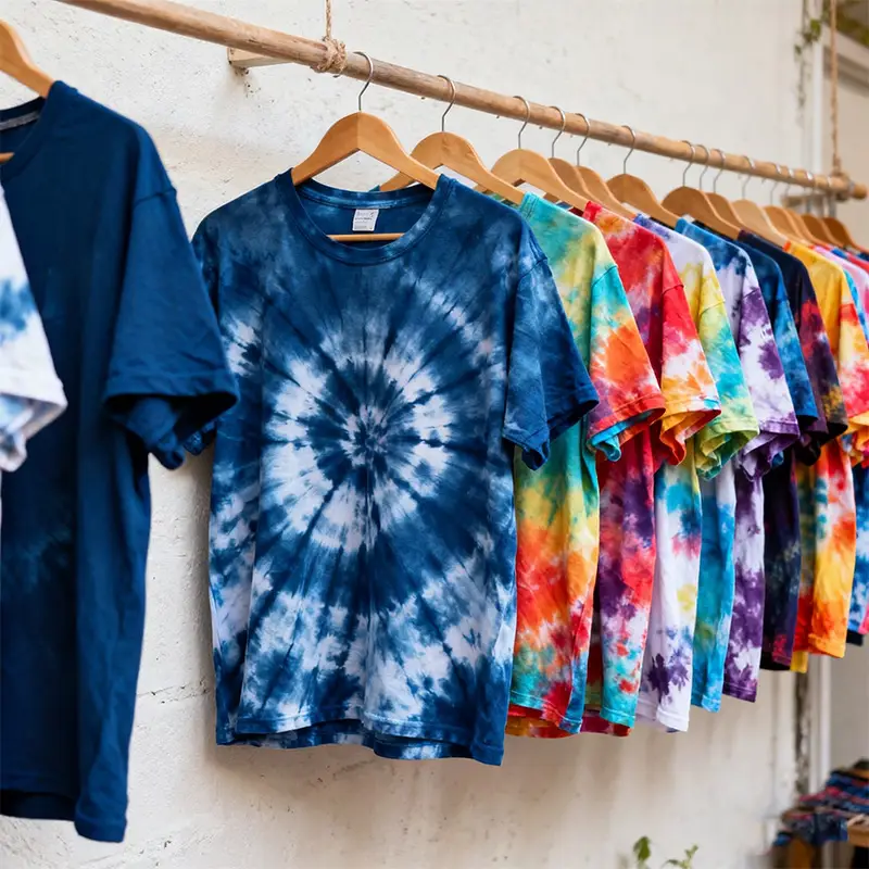 Pure Cotton Tie-Dye Kids T-Shirt Set - Image 4