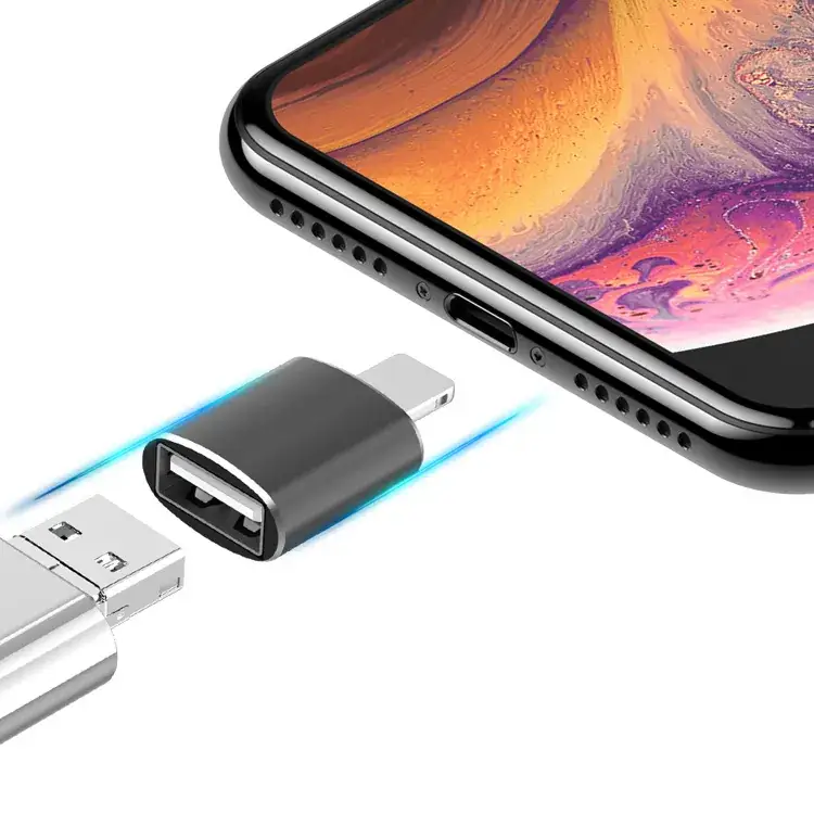Apple OtG Adapter USB3.0 Sound Card Keyboard Mouse Microphone U Disk - Image 4