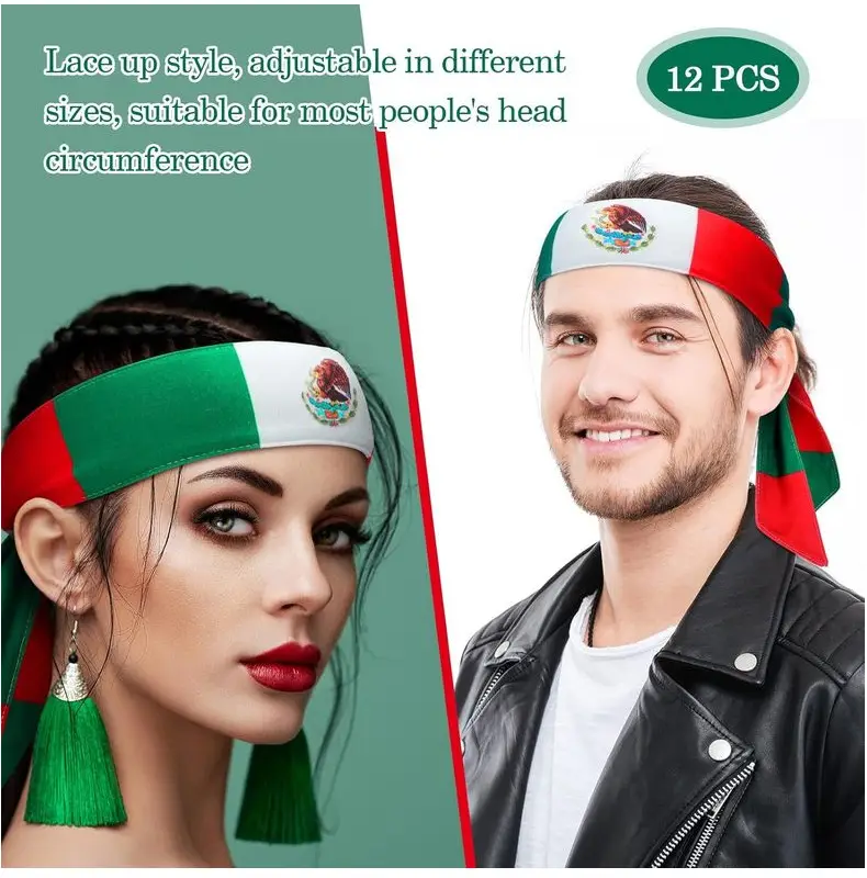 Canadian Flag Sports Headband Red Quick-Drying — feature 9