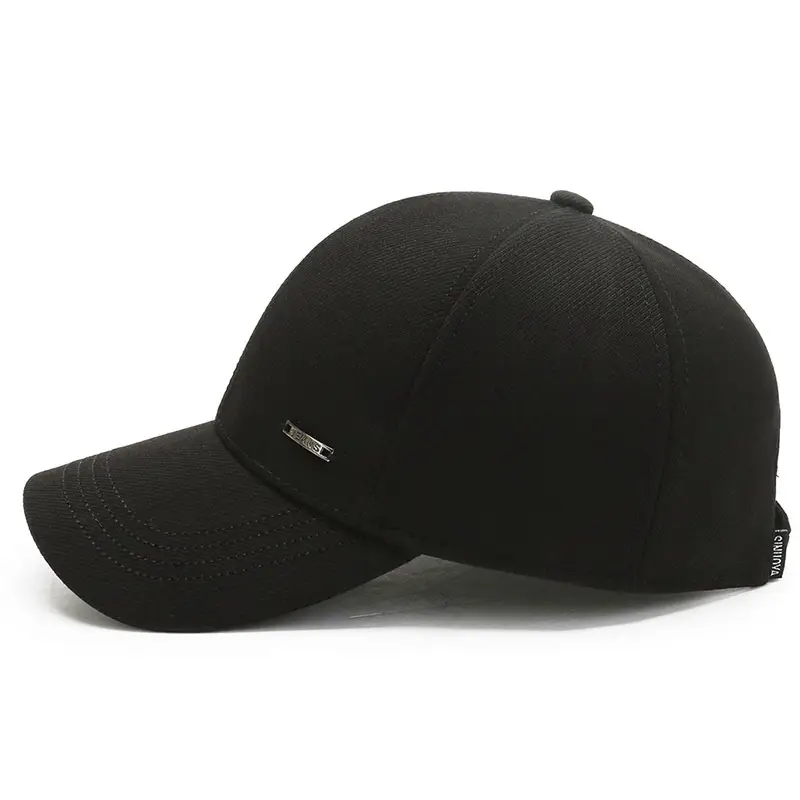 Men's Black UV Protective Cap Sunshade - Image 4