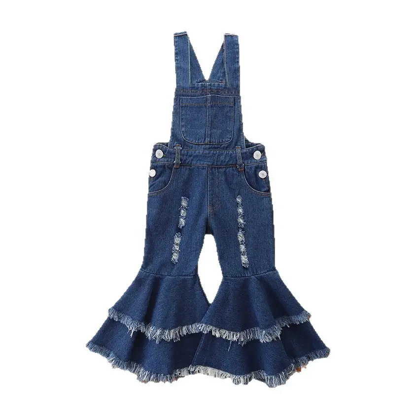 Samgami Baby Cross-Border Kidsren Denim Bell Bottoms - Image 6