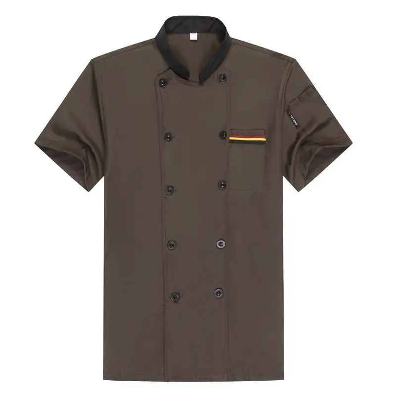 Men's White Long-Sleeve Kitchen Apron Set - Image 10
