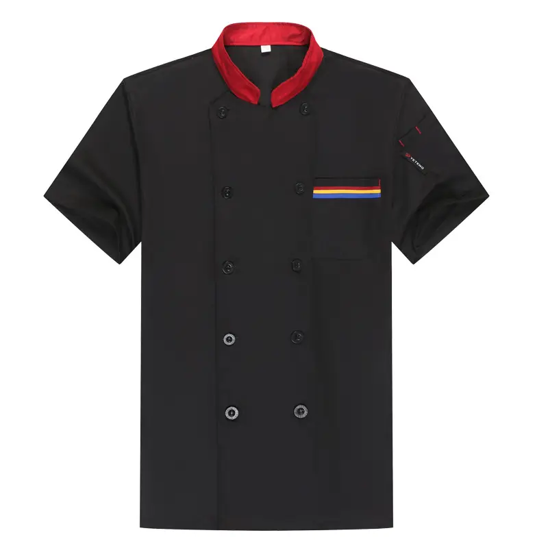 Men's White Long-Sleeve Kitchen Apron Set - Image 7