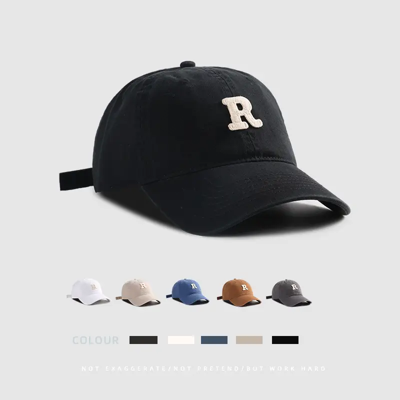 Women's Black R Logo Baseball Cap 2021 - Image 13