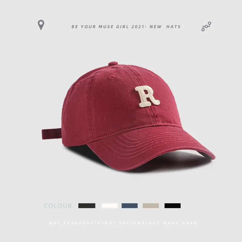 Women's Black R Logo Baseball Cap 2021 - Image 4