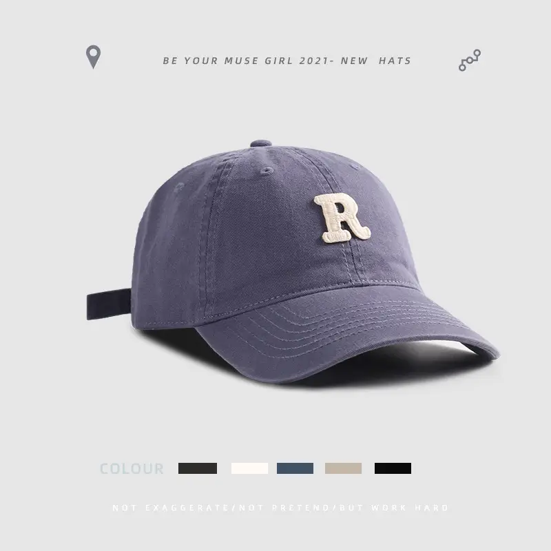 Women's Black R Logo Baseball Cap 2021 - Image 6