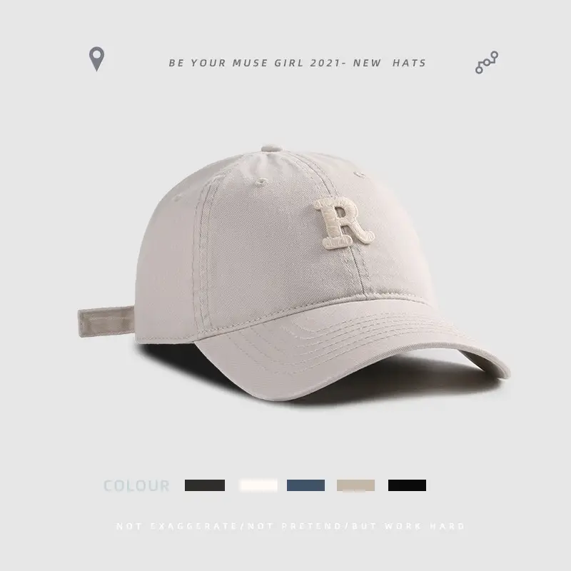 Women's Black R Logo Baseball Cap 2021 - Image 8