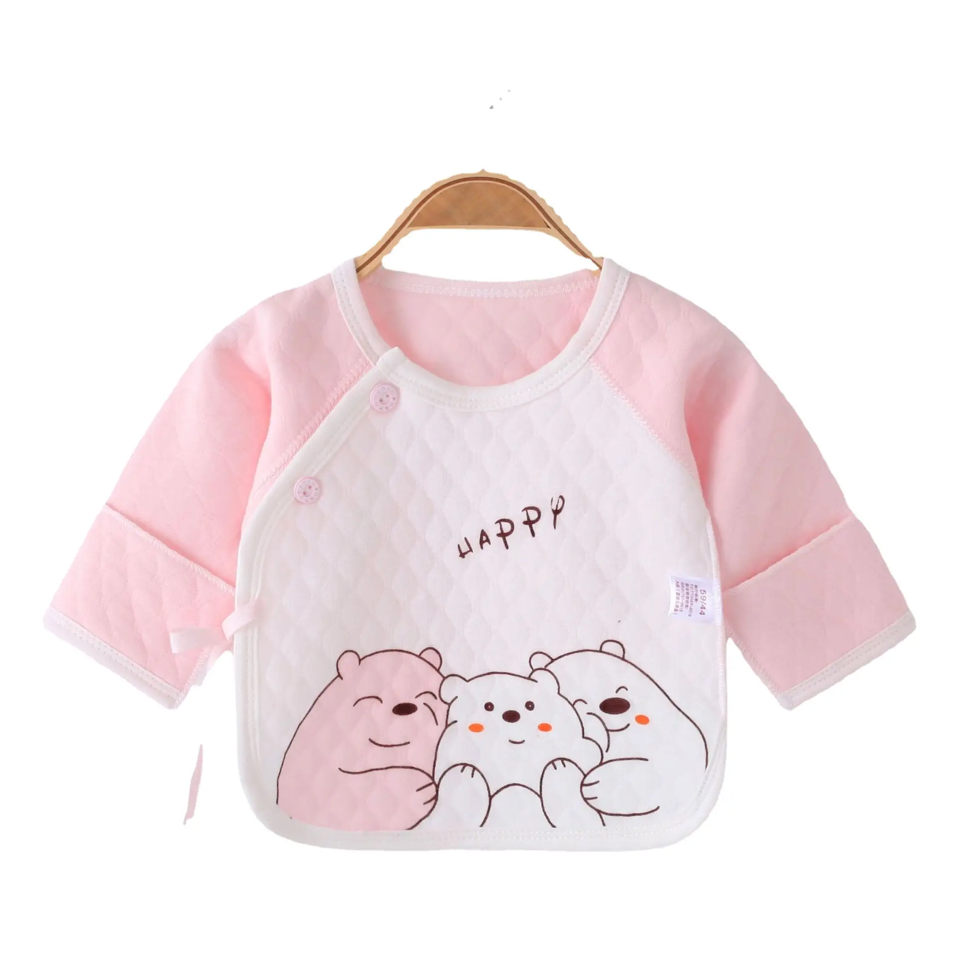 Newborn Baby T-Shirt Yellow White Car Print 0-3M - Image 24