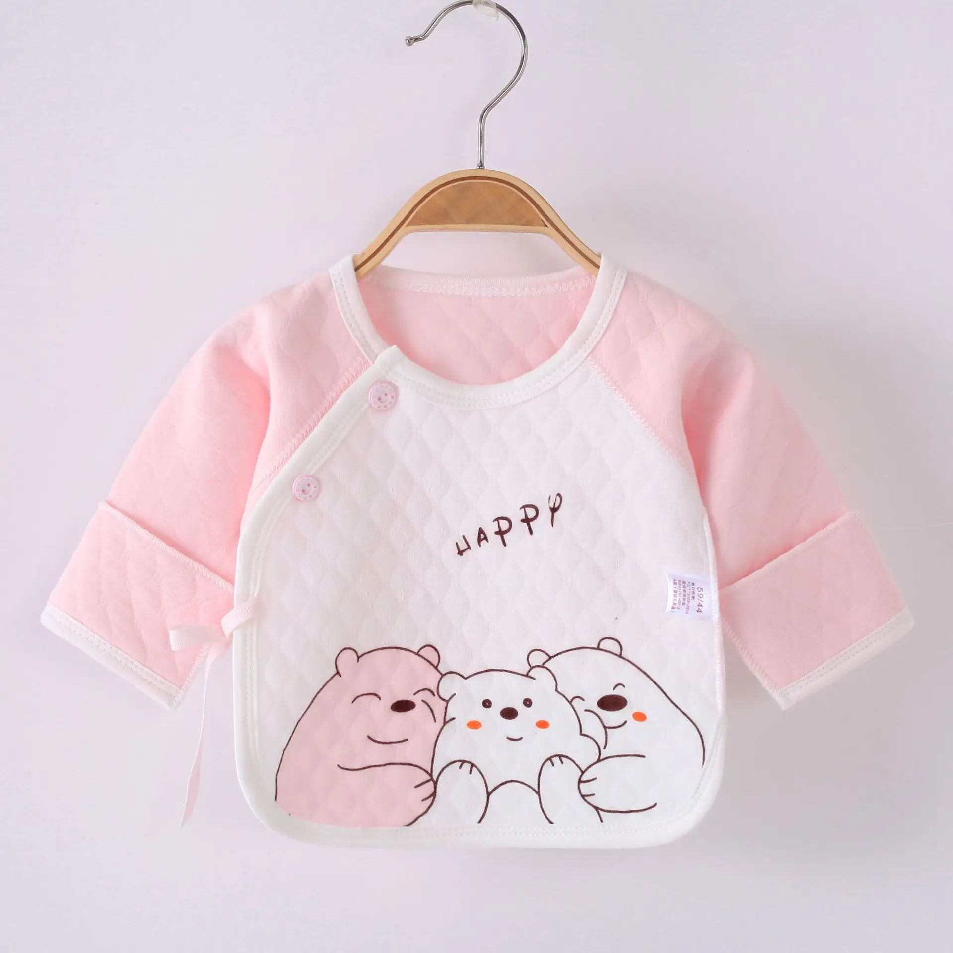 Newborn Baby T-Shirt Yellow White Car Print 0-3M - Image 2