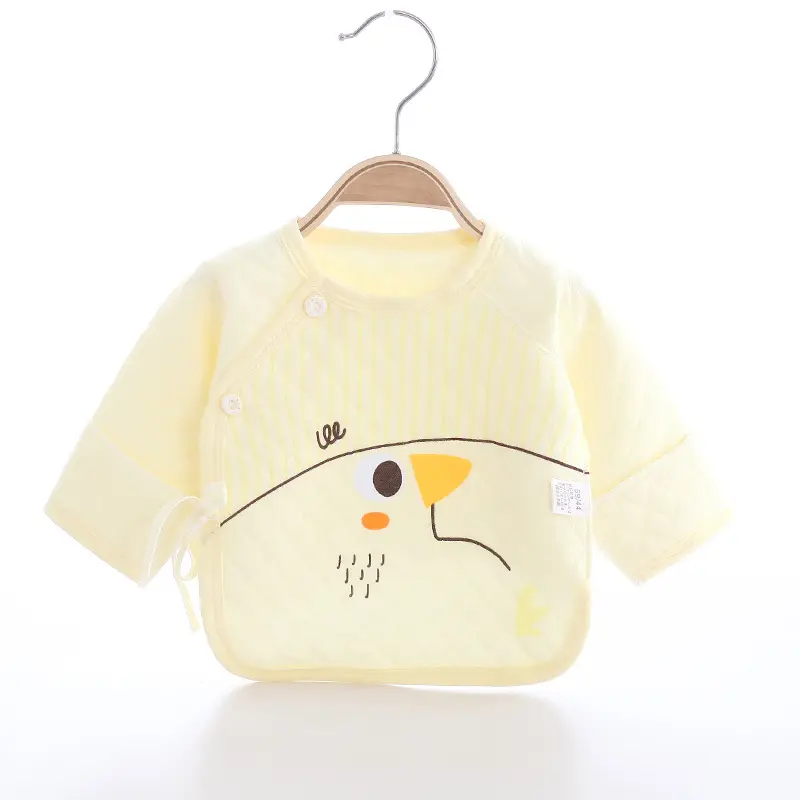 Newborn Baby T-Shirt Yellow White Car Print 0-3M - Image 16