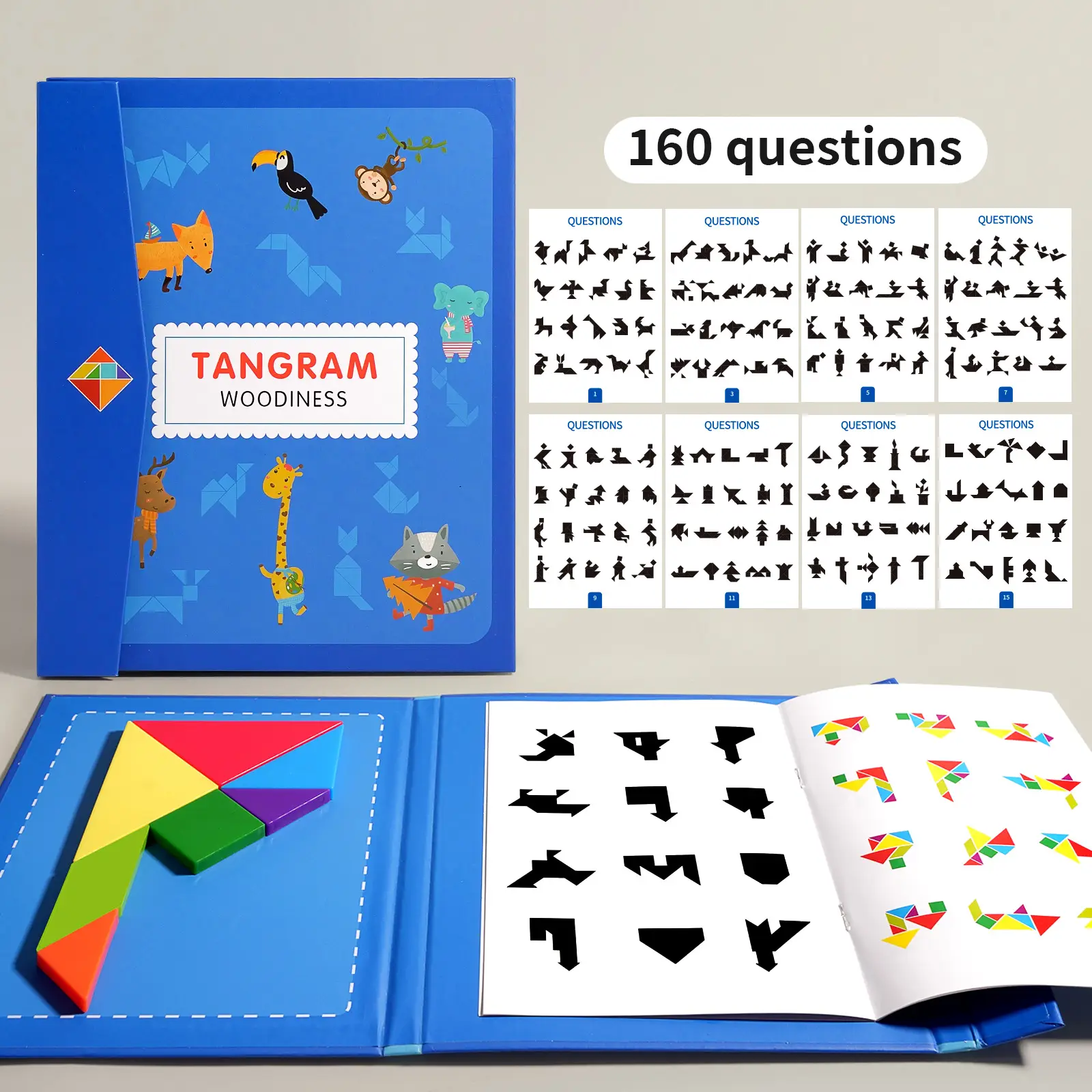 Wooden Magnetic Jigsaw Puzzle for Kids Grade 2 - Image 13