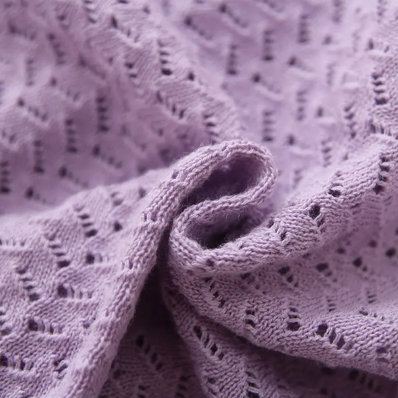 Girls Pink Knitted Summer Jacket for Baby - Image 9