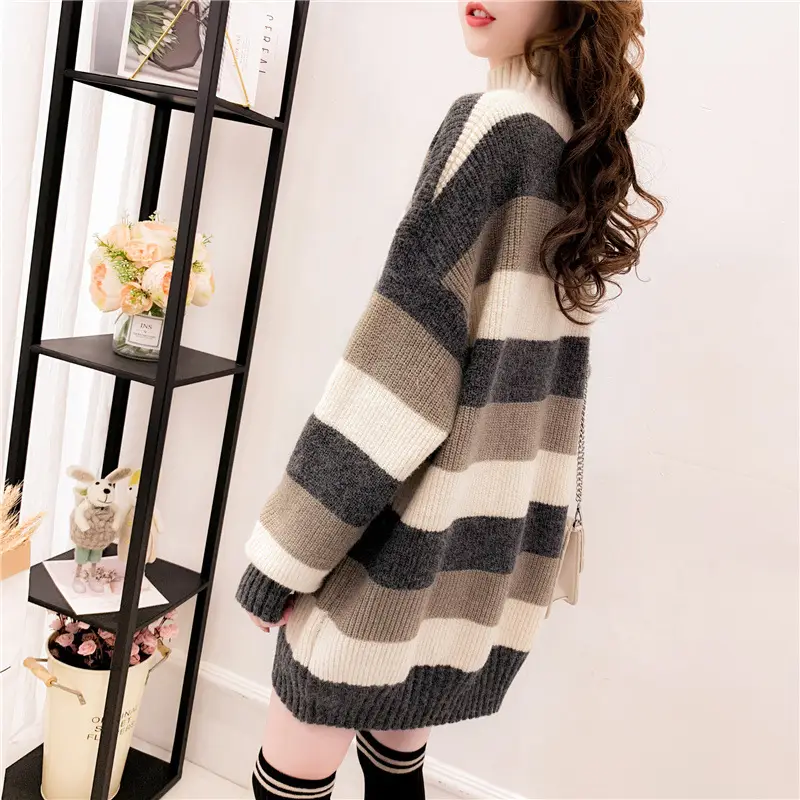 2024 Loose Wool Sweater Plus Fat Large Export Women - Image 4