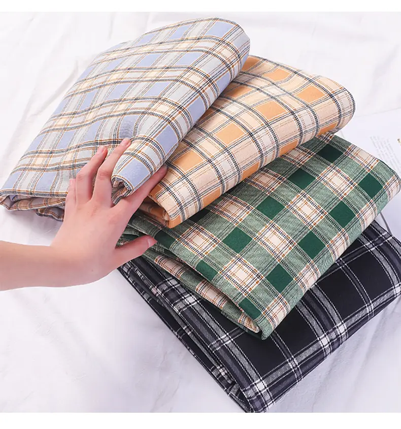Women Plaid Thick Velvet Pants Winter Warm High Waist — feature 31