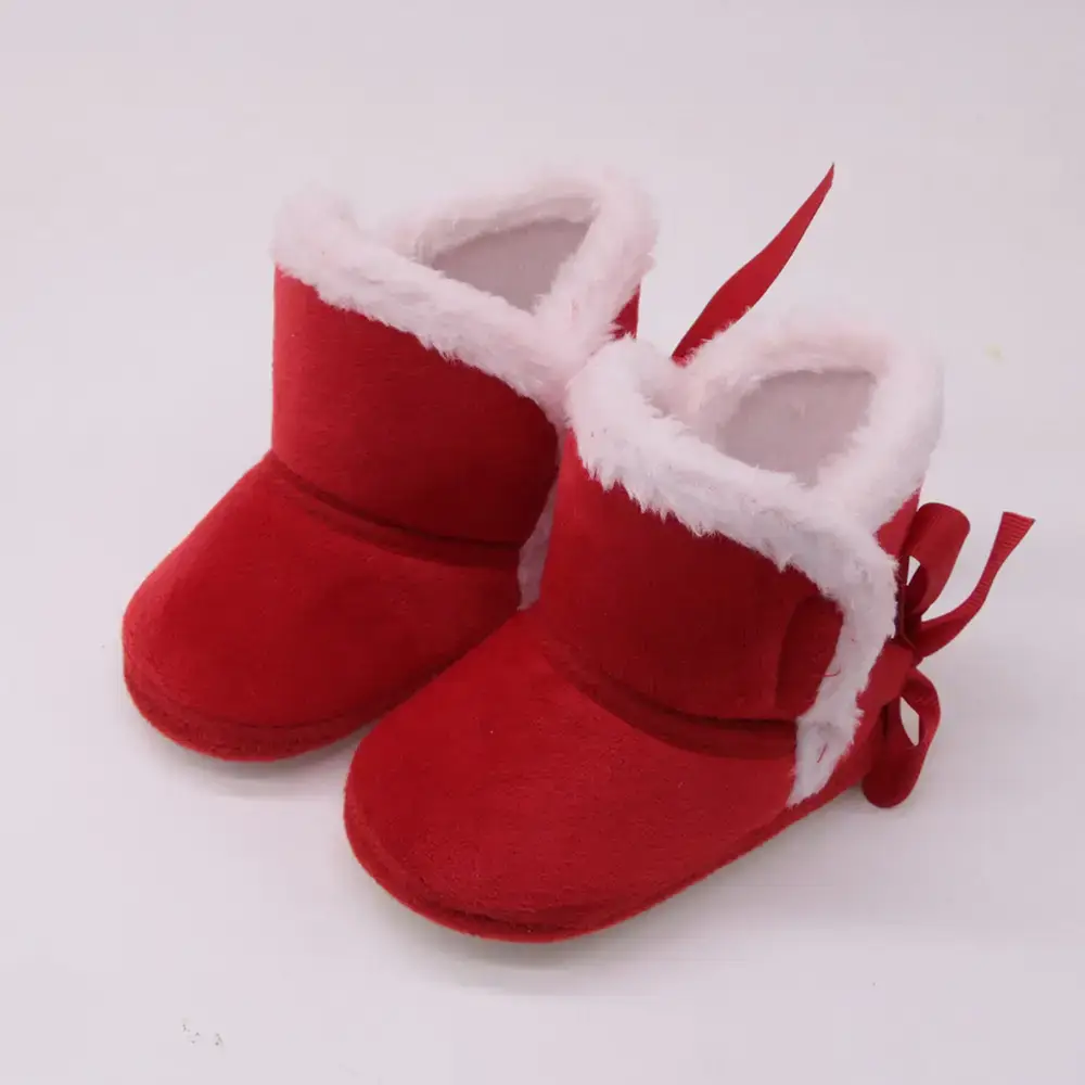 Red Soft Baby Shoes for 0-1 Years