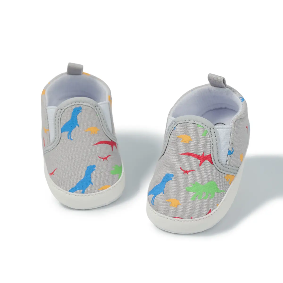 Toddler Baby Shoes Soft Sole Lazy Sole Pink Dinosaur Print