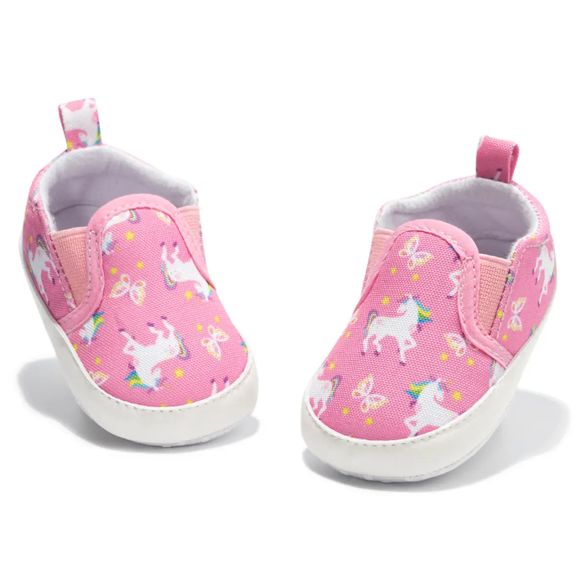 Toddler Baby Shoes Soft Sole Lazy Sole Pink Dinosaur Print