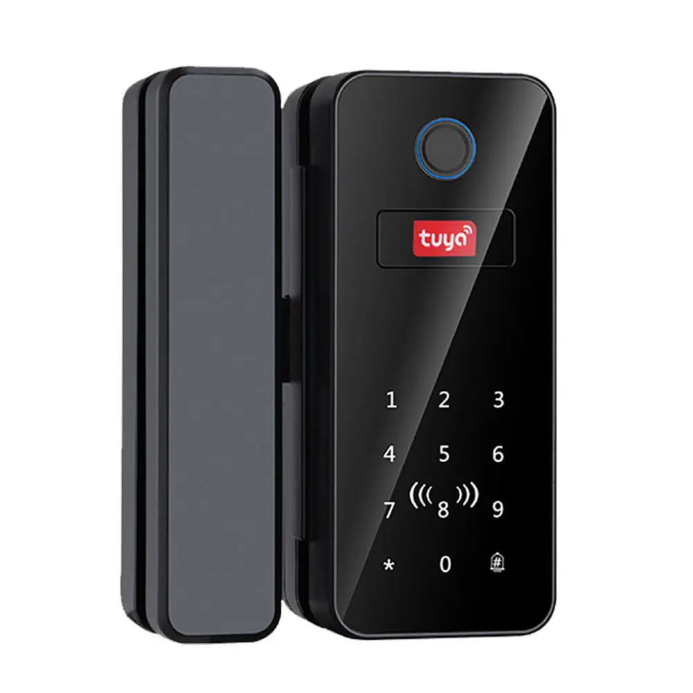 Smart Glass Door Fingerprint Lock with Tuya App - Image 6
