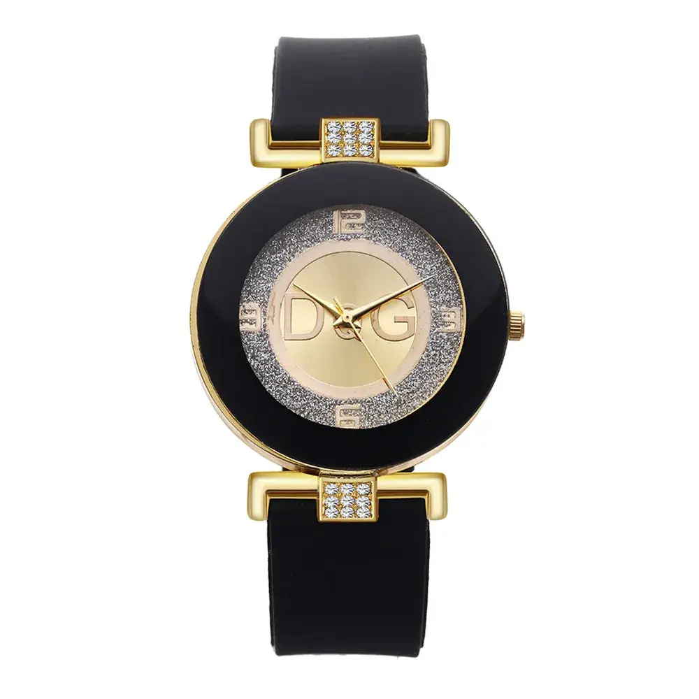 Blue Sequined Women's Quartz Watch with Diamond Dial - Image 4