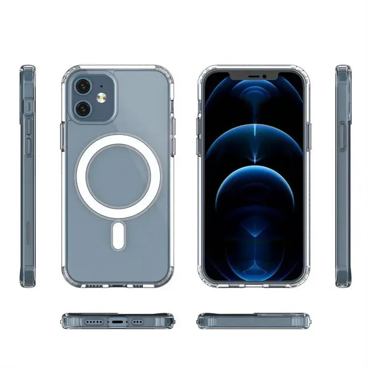 Transparent Apple Magnetic Phone Case Wireless Charging Drop Proof - Image 29