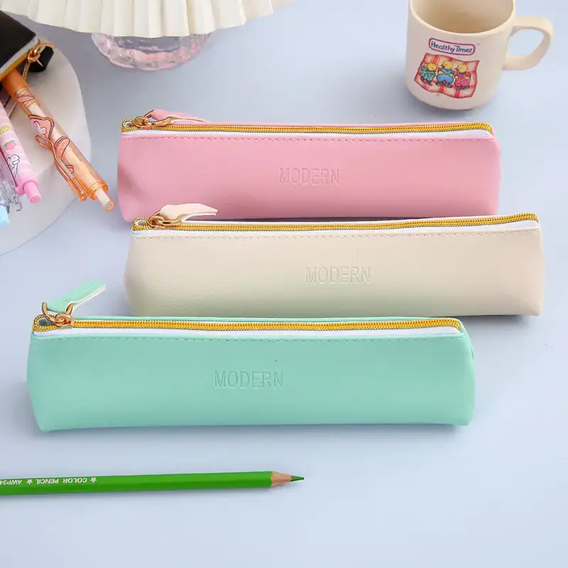 MULOX PU Leather Pencil Bag for Girls