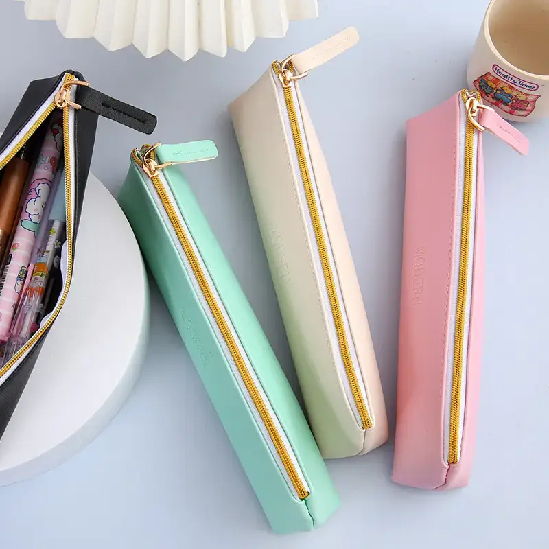 MULOX PU Leather Pencil Bag for Girls