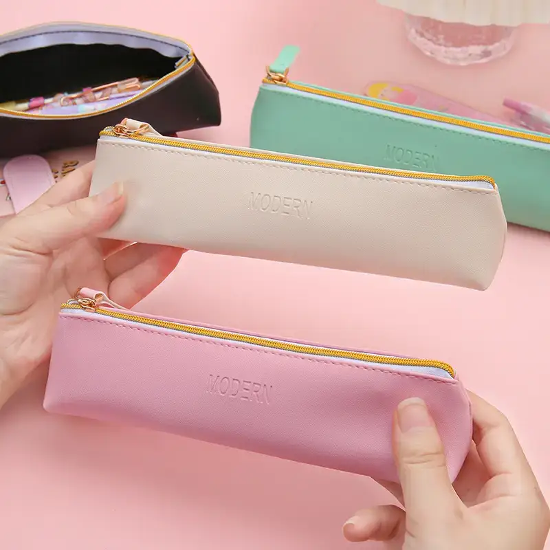 MULOX PU Leather Pencil Bag for Girls