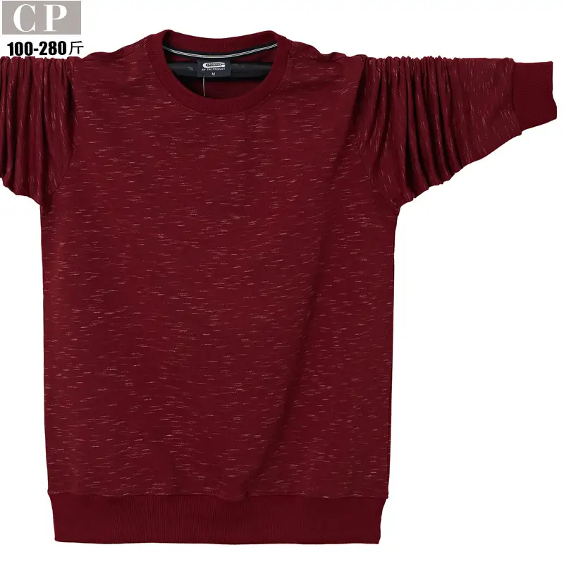 Men Navy Blue Long Sleeve T-Shirt 6XL - Image 9