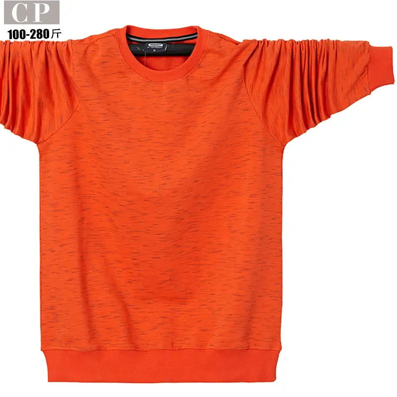 Men Navy Blue Long Sleeve T-Shirt 6XL - Image 11