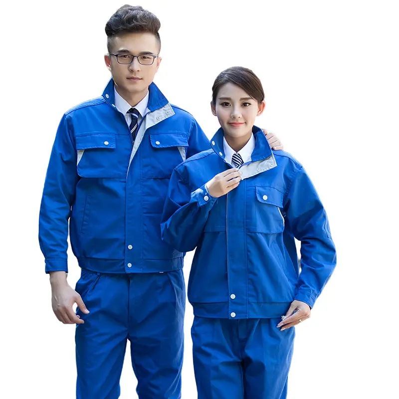 Blue Welder Pajamas for Men Women Spring Autumn Workwear