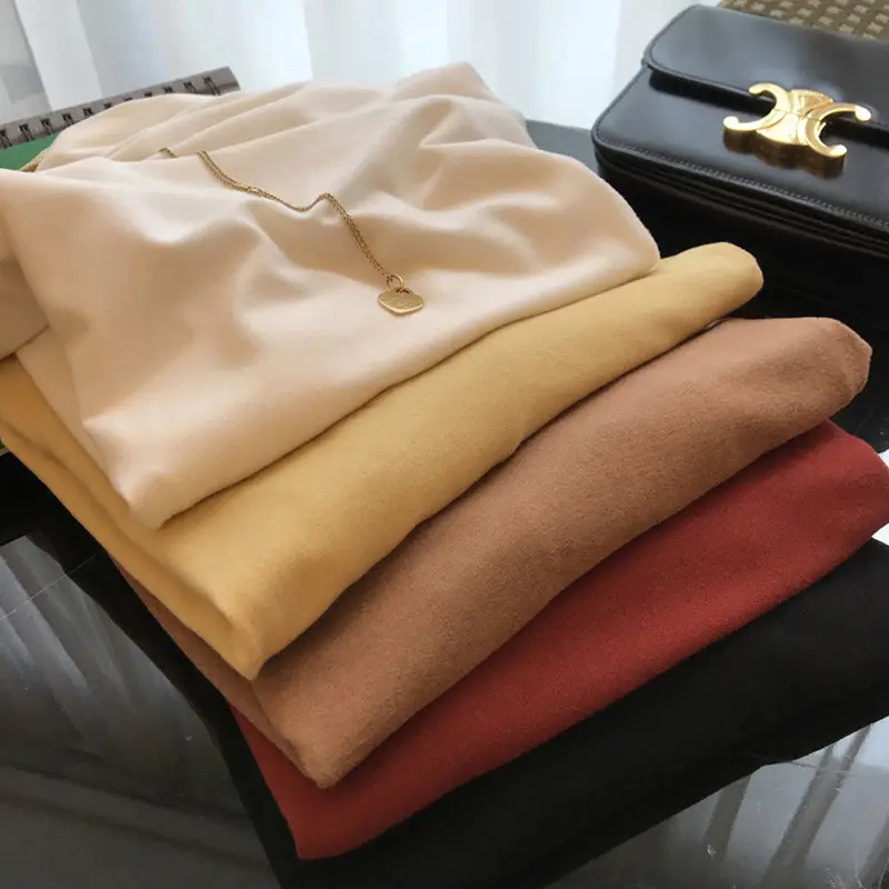Women's Elastic Heat Storage Crewneck Shirt Multi Color - Image 11