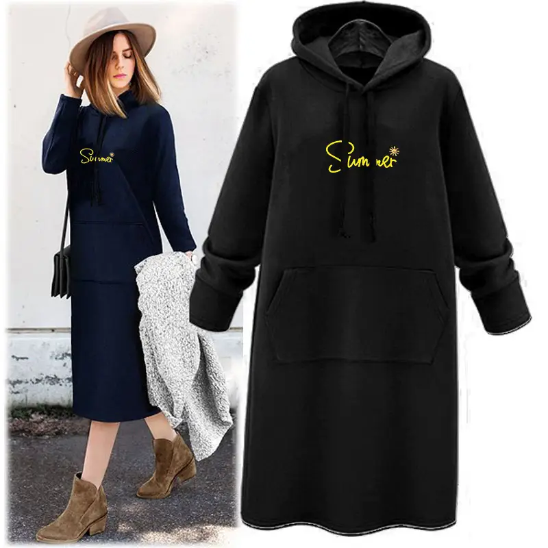 Red Hooded Hoodie with "Say Yes" Print for Women - Image 3