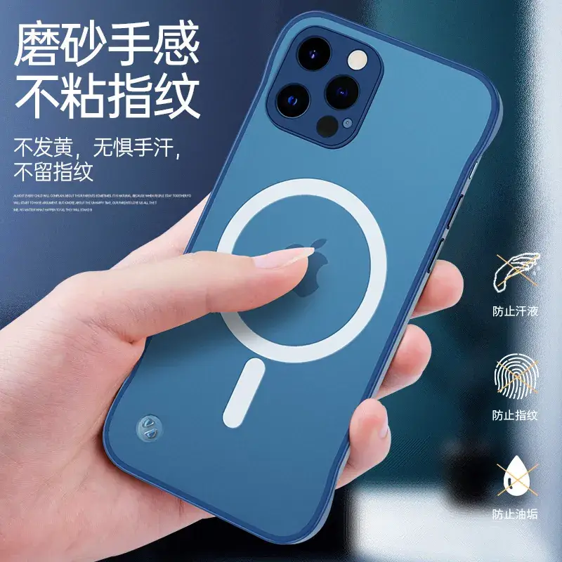 Apple iPhone 17 Pro Magnetic Charging Case Blue 6.1" - Image 9