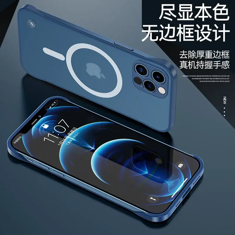 Apple iPhone 17 Pro Magnetic Charging Case Blue 6.1" - Image 10