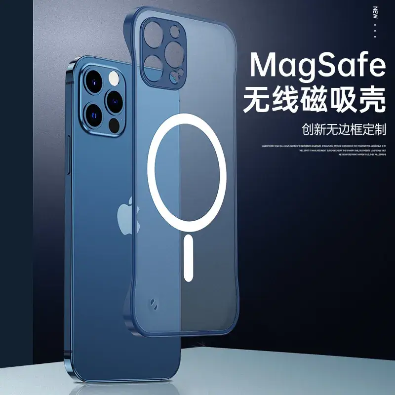 Apple iPhone 17 Pro Magnetic Charging Case Blue 6.1" - Image 12